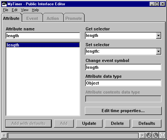 Public Interface Editor Public Interface Editor