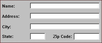 Address form Address form