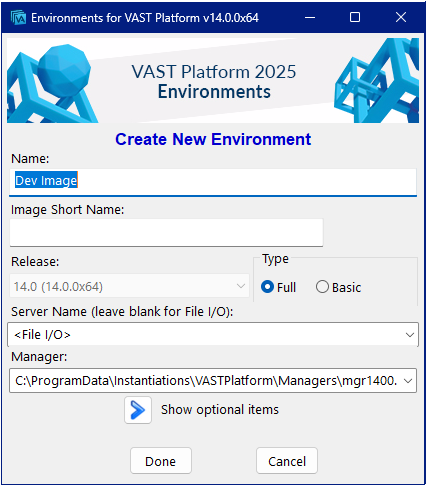 Create Environment