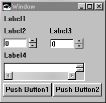 Alarm clock window with parts as dropped Alarm clock window with parts as dropped