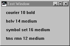 Labels with default font Labels with default font