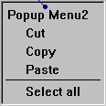 Pop-uo Menu Pop-uo Menu