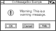 Message dialog Message dialog