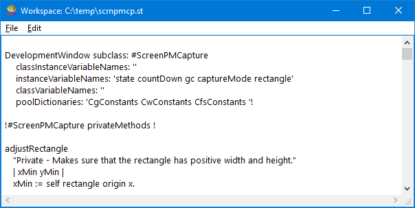 Filed-out code Filed-out code