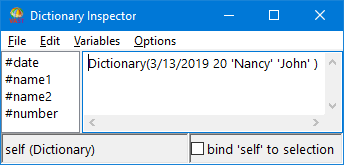 Dictionary Inspector Dictionary Inspector