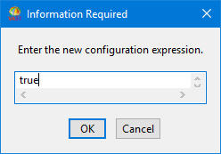 Setting expression Setting expression